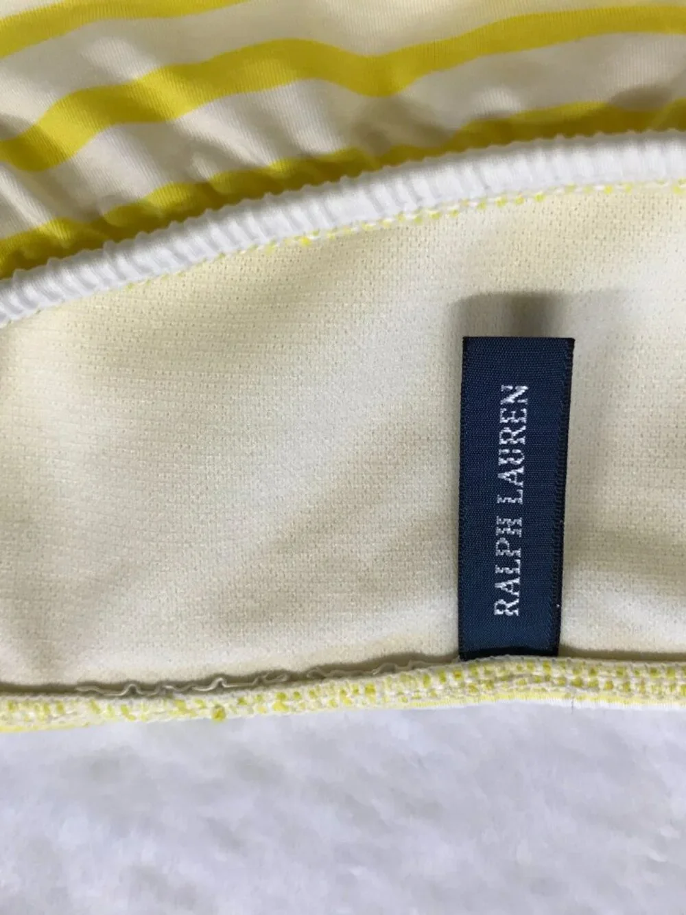 Ralph Lauren Toddler Bikini Swim Set Pink Yellow Skirted Bottom 2T 3T